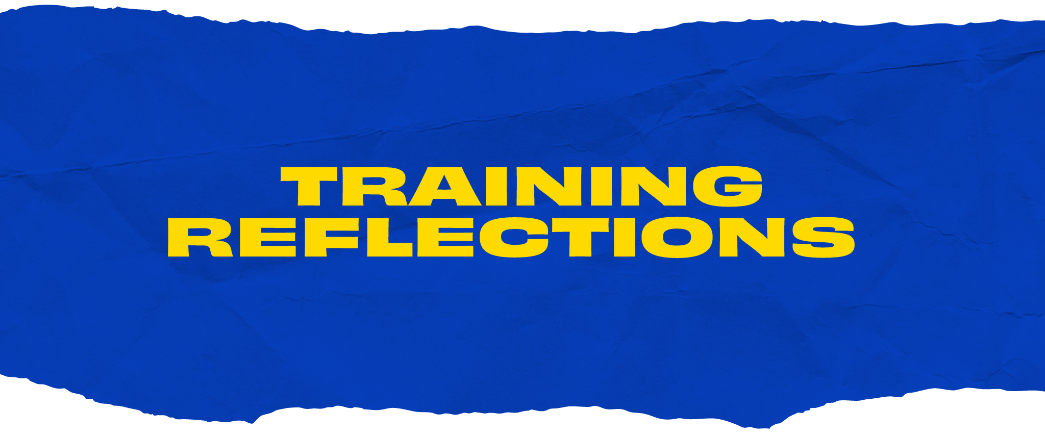 08-Training-Reflections