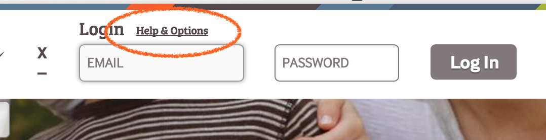 Login Help and Options Login Help and Options